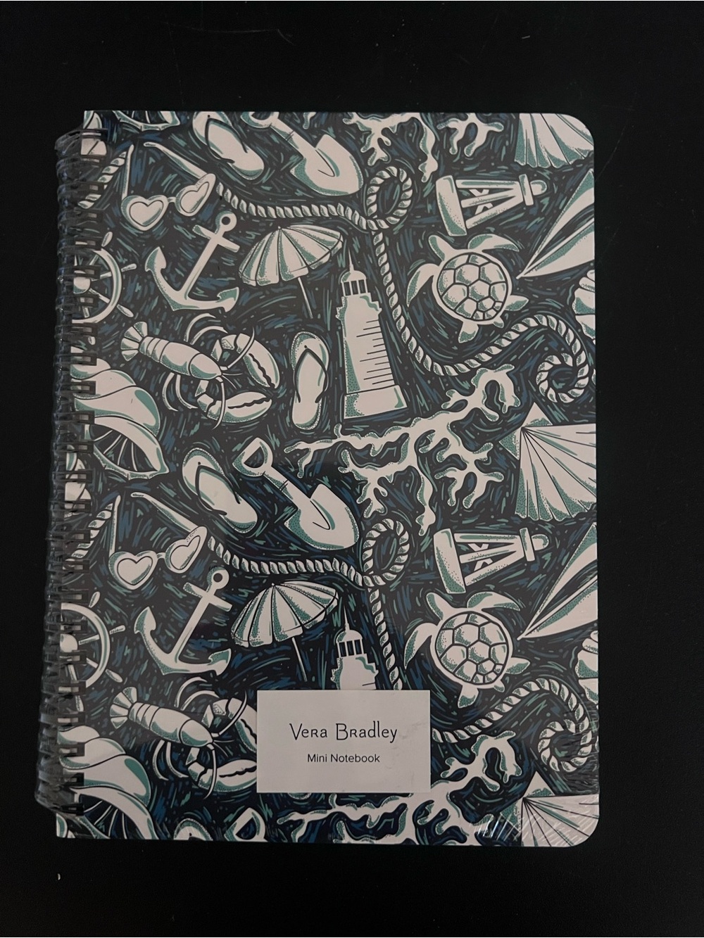 Vera Bradley Shore enough mini notebook